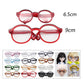 【Labubu Glass】6.5cm 9cm Doll Glasses Cute Plastic Glasses Toy Glasses Accessories for 15cm Labubu 60cm 1/3 BJD Dolls 20cm Doll