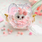 Doll Storage Case Travel Bag Plush Dolls Mini Pouch Transparent Women Bag Storage Organizer Waterproof Bag Cute Tote Bag