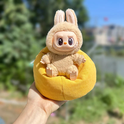 15/17cm Labubu Doll Swing Simple Outdoor Toy for Vinyl Dolls Playground Accessories