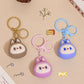 Labubu Keychain Students Schoolbag Pendant Backbag Ornament Hanging Decoration Car Key Chain Gifts Doll Decoration Accessories