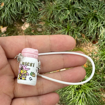Dollhouse miniature crossbody bag cup guitar for Labubu doll and 15cm plush doll accessories