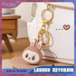 Labubu Keychain Students Schoolbag Pendant Backbag Ornament Hanging Decoration Car Key Chain Gifts Doll Decoration Accessories