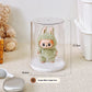 Labubu Pendant Display Box Rotating Transparent Labubu Doll Handmade Blind Box Storage Display Stand Decorative Ornament Gifts