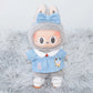 Cute LABUBU 17cm cotton doll shoes, toy leather shoes, casual sports shoes, doll accessories, LABUBU clothing