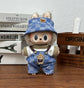 For 3rd Gen 17cm Labubu Trend Clothes Pendant Sitting Party Graffiti Strap Pants Hat Labubu Retro Clothes
