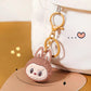 Labubu Keychain Students Schoolbag Pendant Backbag Ornament Hanging Decoration Car Key Chain Gifts Doll Decoration Accessories