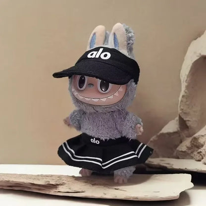 Labubu Clothes Doll Clothing Fashion Overalls, V1 V2 V3 Doll Clothing Accessories, Labubu Clothes Designer,15/17cm Doll Toy