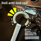 Labubu Anti Drop Keychain Silicone Rope Buckle Protection Ring for Wallet Transparent Winding Fixed Anti-Loss Accessories