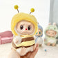 Cute Cartoon Green Dinosaur Outfit for Labubu Plush Clothes Fashion Shark Macaron Korea Style Clothes for Labbubu Accessories