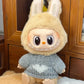 For 17CM Labubu baby clothes cute top sweater outfit doll strawberry sweater autumn winter for labubu cloth