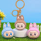 Labubu Keychain Students Schoolbag Pendant Backbag Ornament Hanging Decoration Car Key Chain Gifts Doll Decoration Accessories