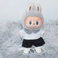 Cute LABUBU 17cm cotton doll shoes, toy leather shoes, casual sports shoes, doll accessories, LABUBU clothing