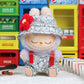 For 3rd Gen 17cm Labubu Trend Clothes Pendant Sitting Party Graffiti Strap Pants Hat Labubu Retro Clothes