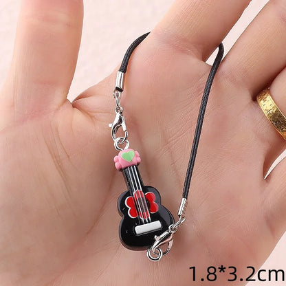 Dollhouse miniature crossbody bag cup guitar for Labubu doll and 15cm plush doll accessories