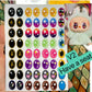 Macaroon Have A Seat  Labubu  Eye Sticker 17cm Labubu V1v2 Modified Doll Material Facial Makeup Sticker
